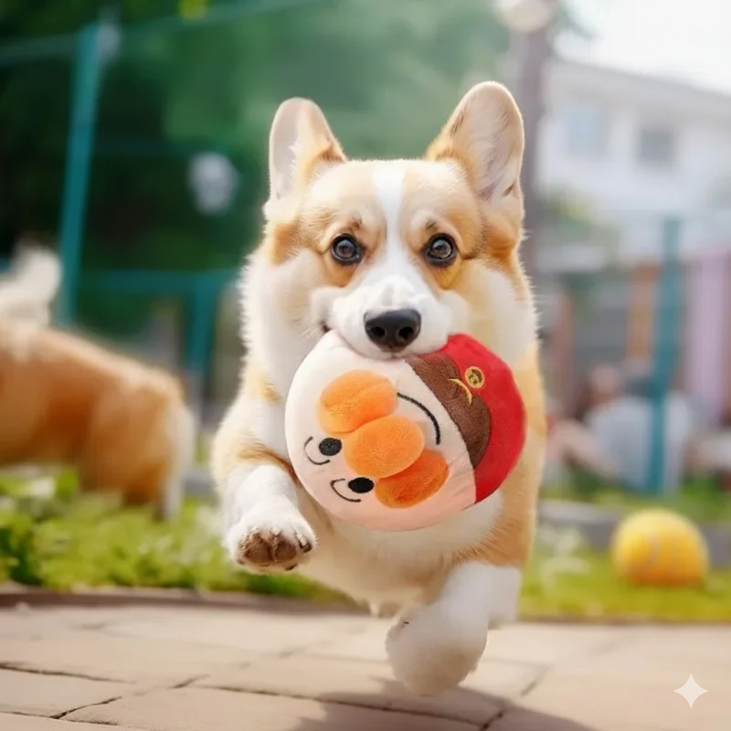 Electric Jumping Plush Ball for Dogs – USB Rechargeable Toy