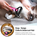 PetShear Pro – Self-Cleaning Deshedding Brush & Detangling Comb for Dogs and Cats