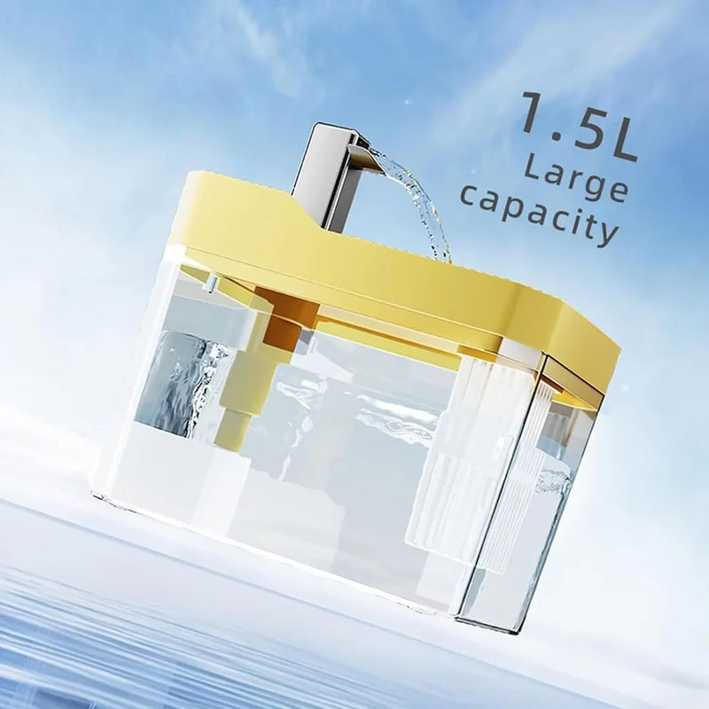 Automatic Cat Water Fountain – Silent Pump & Filter Bowl