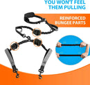 Hands-Free Double Dog Leash – Reflective Adjustable Belt