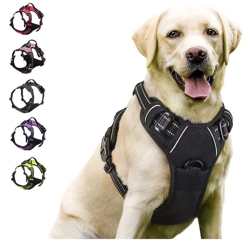 RoyalNo-Pull Control Harness – Front Clip & Reflective Design