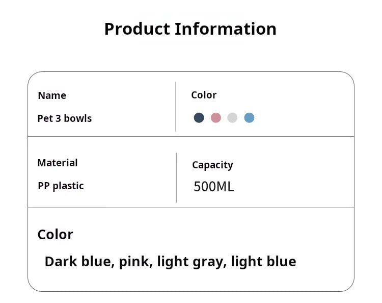 BritPaws 3-in-1 Tilted Cat Bowl Set with Gravity Water Feeder