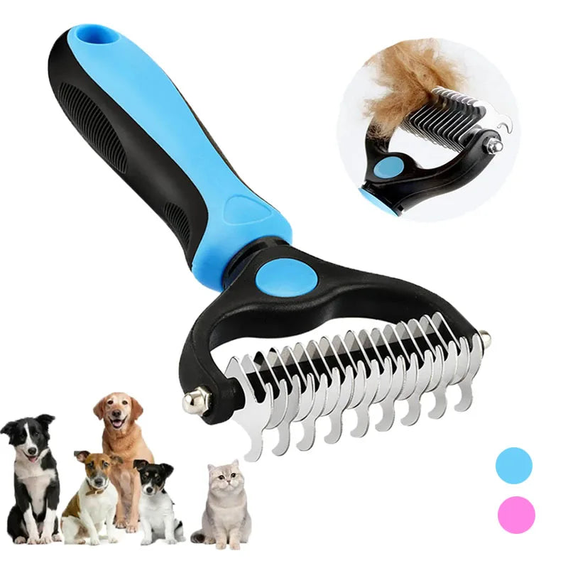 PetShear Pro – Self-Cleaning Deshedding Brush & Detangling Comb for Dogs and Cats