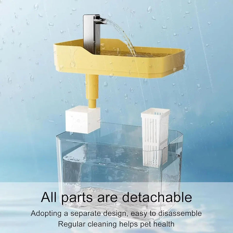 Automatic Cat Water Fountain – Silent Pump & Filter Bowl