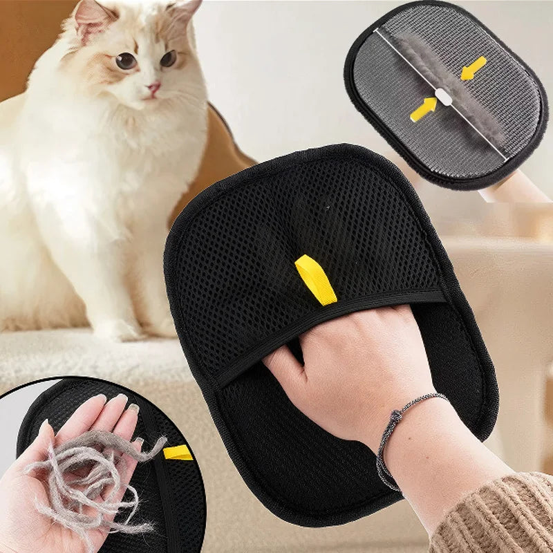 BritFur Pet Hair Removal Glove – Washable & Portable Grooming Tool
