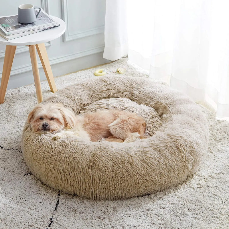 DreamPaws Plush Nest – Super Soft and Warm Bed for Cats and Small Dogs