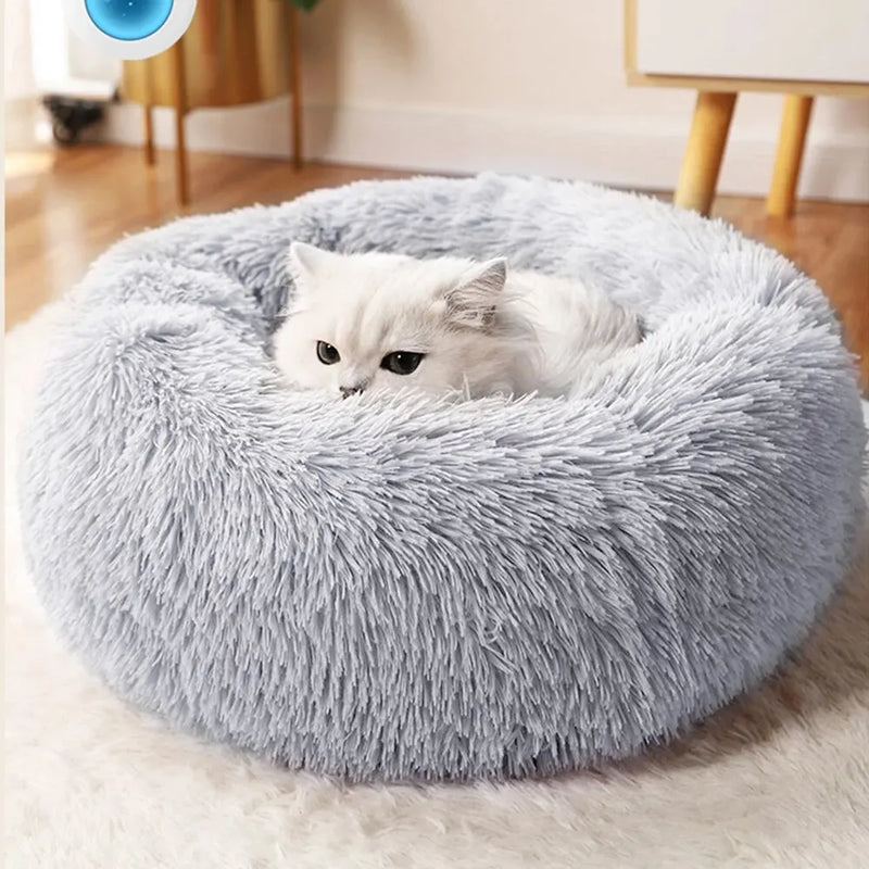 DreamPaws Plush Nest – Super Soft and Warm Bed for Cats and Small Dogs