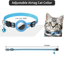 Reflective Cat Collar with AirTag Holder and Bell