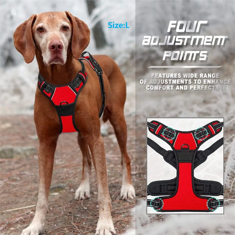 RoyalNo-Pull Control Harness – Front Clip & Reflective Design